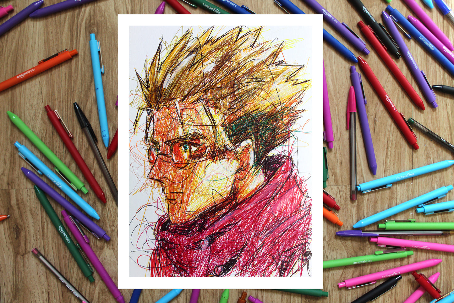 Vash the Stampede Ballpoint Pen Print