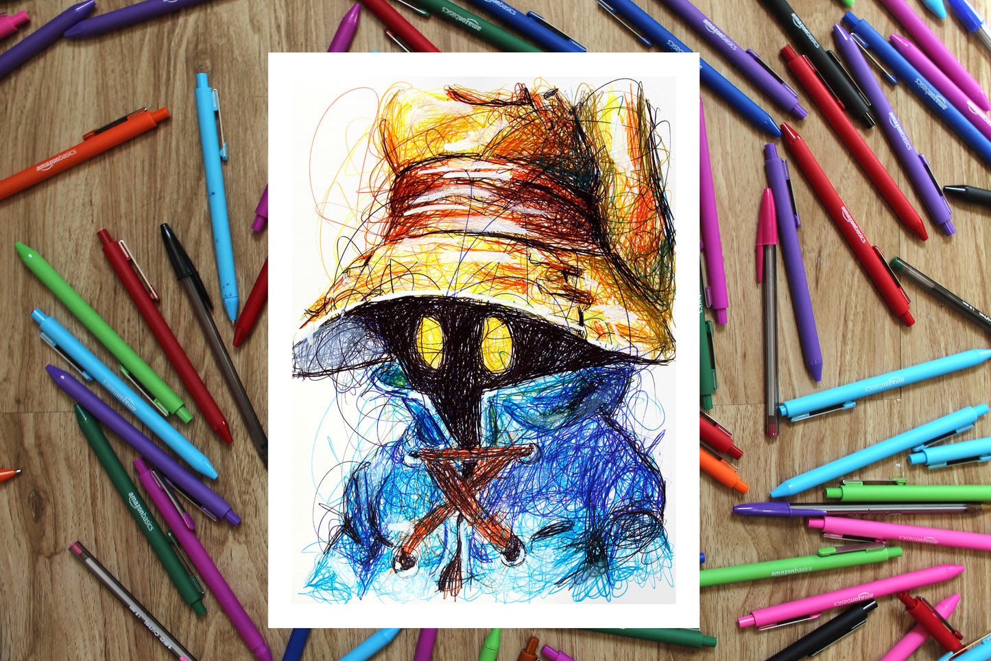 Vivi Ornitier Ballpoint Pen Art Print